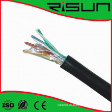 Ethernet Cat 5e; Al aire libre, enterramiento directo, lleno de gel, 1000 pies de volumen. UTP Cable de cobre macizo